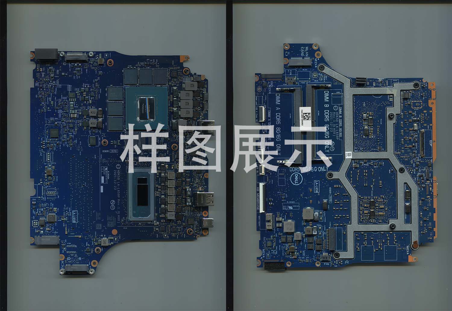 板号：LA-L659P Rev:1.0 (A00) 戴尔 G15 5520 主板超清扫描图