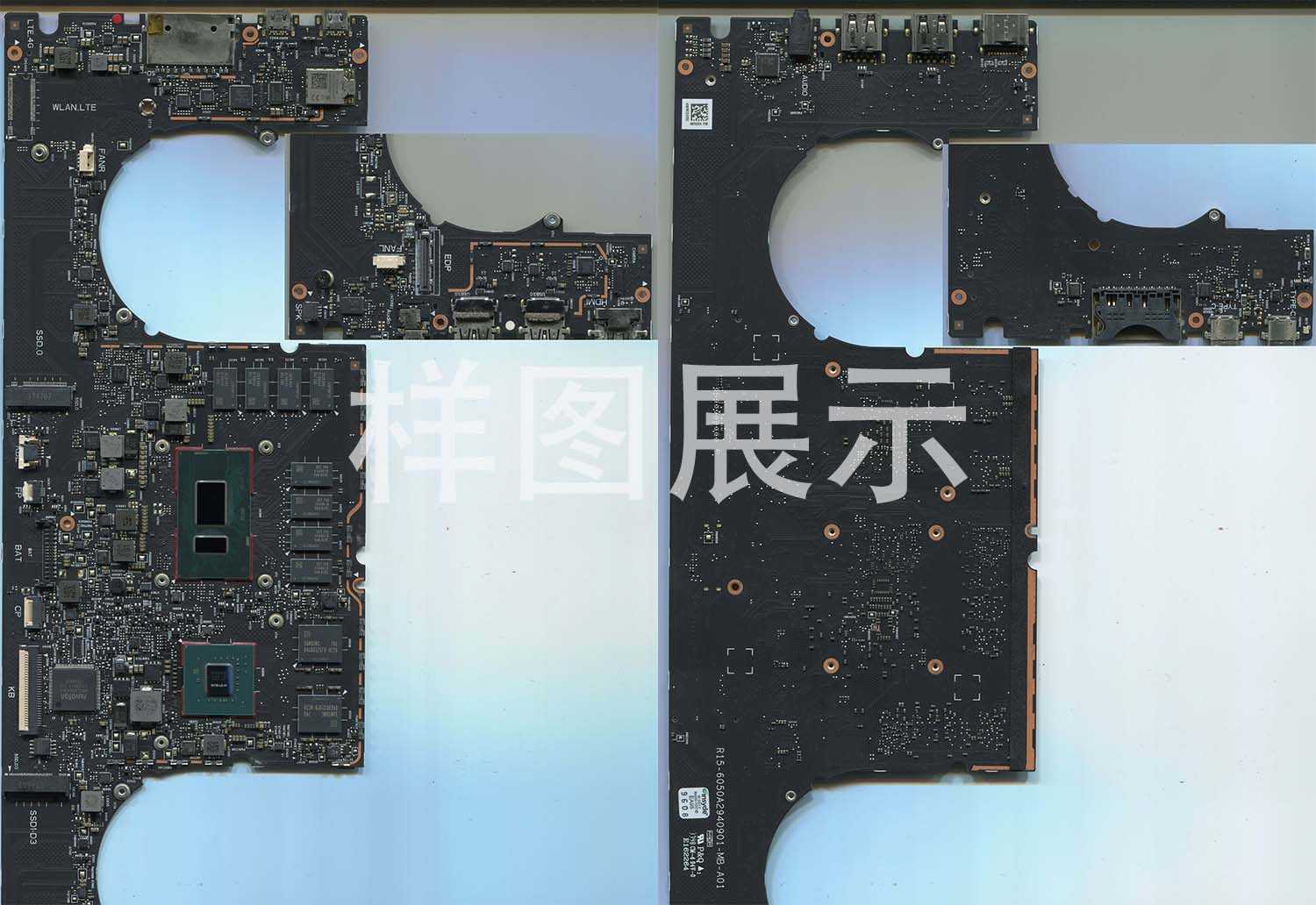 板号:R15-6050A2940901-MB-A01 小米 笔记本 Pro15.6(TM1701 171501-AQ)主板超清扫描图