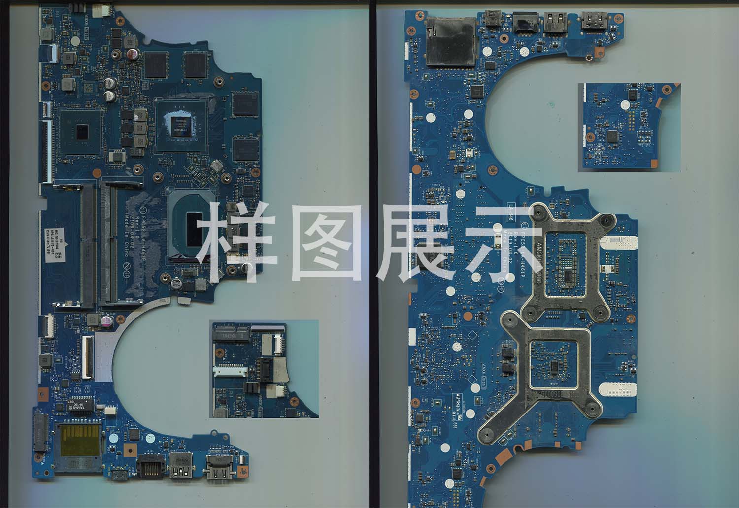板号：LA-H461P Rev:1.0 惠普 15-dk0125TX（TPN-C141，光影精灵 5）主板超清扫描图