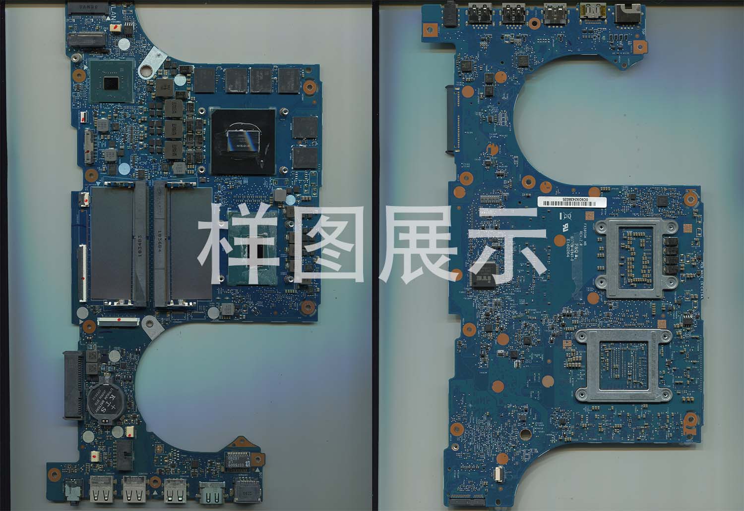 板号:FX505GM REV:2.0 华硕 FX86F 主板超清实物图