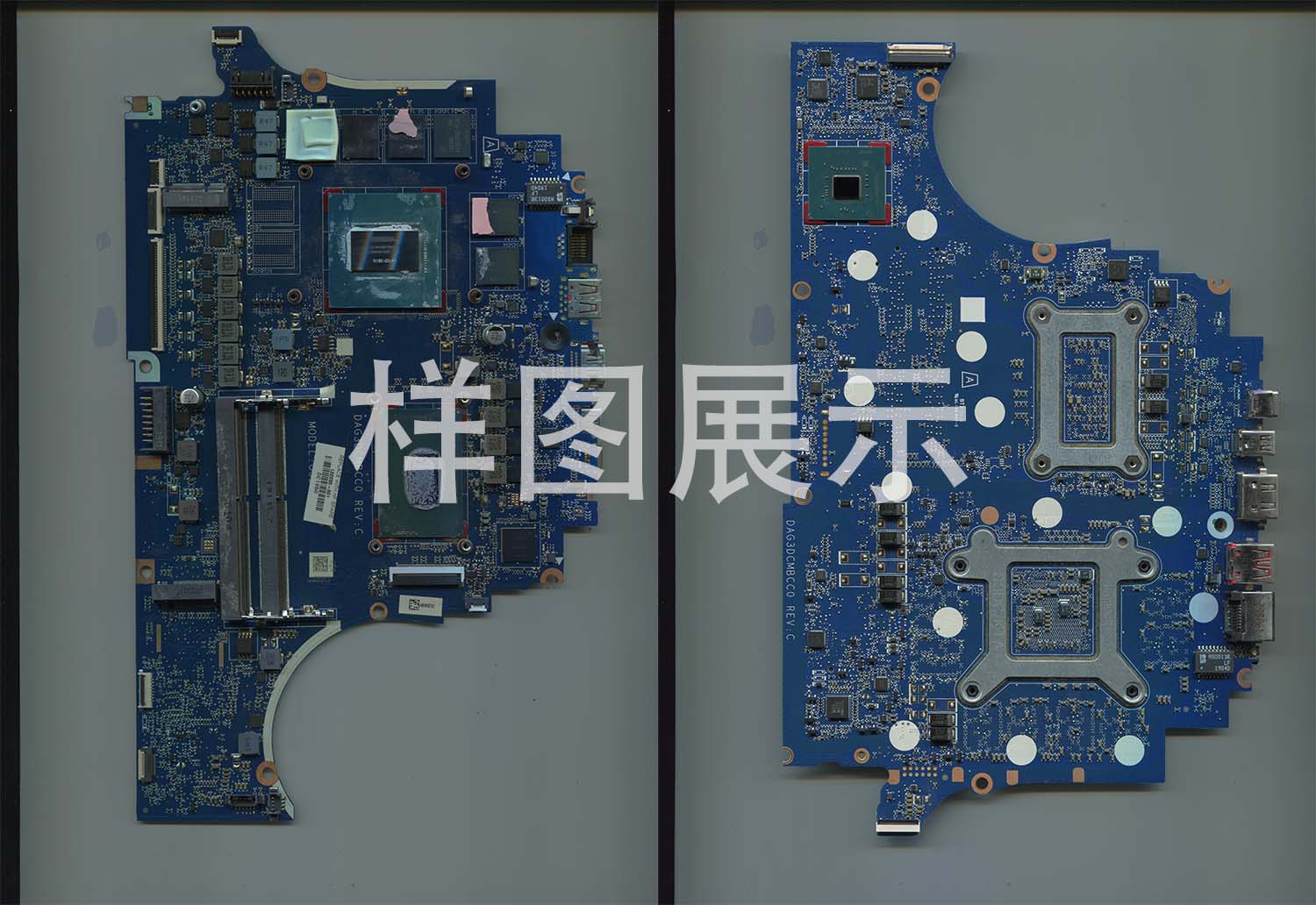 板号：DAG3DCMBCC0 Rev:C 惠普 暗影精灵 15-dc1067TX（TPN-Q211）主板实物图